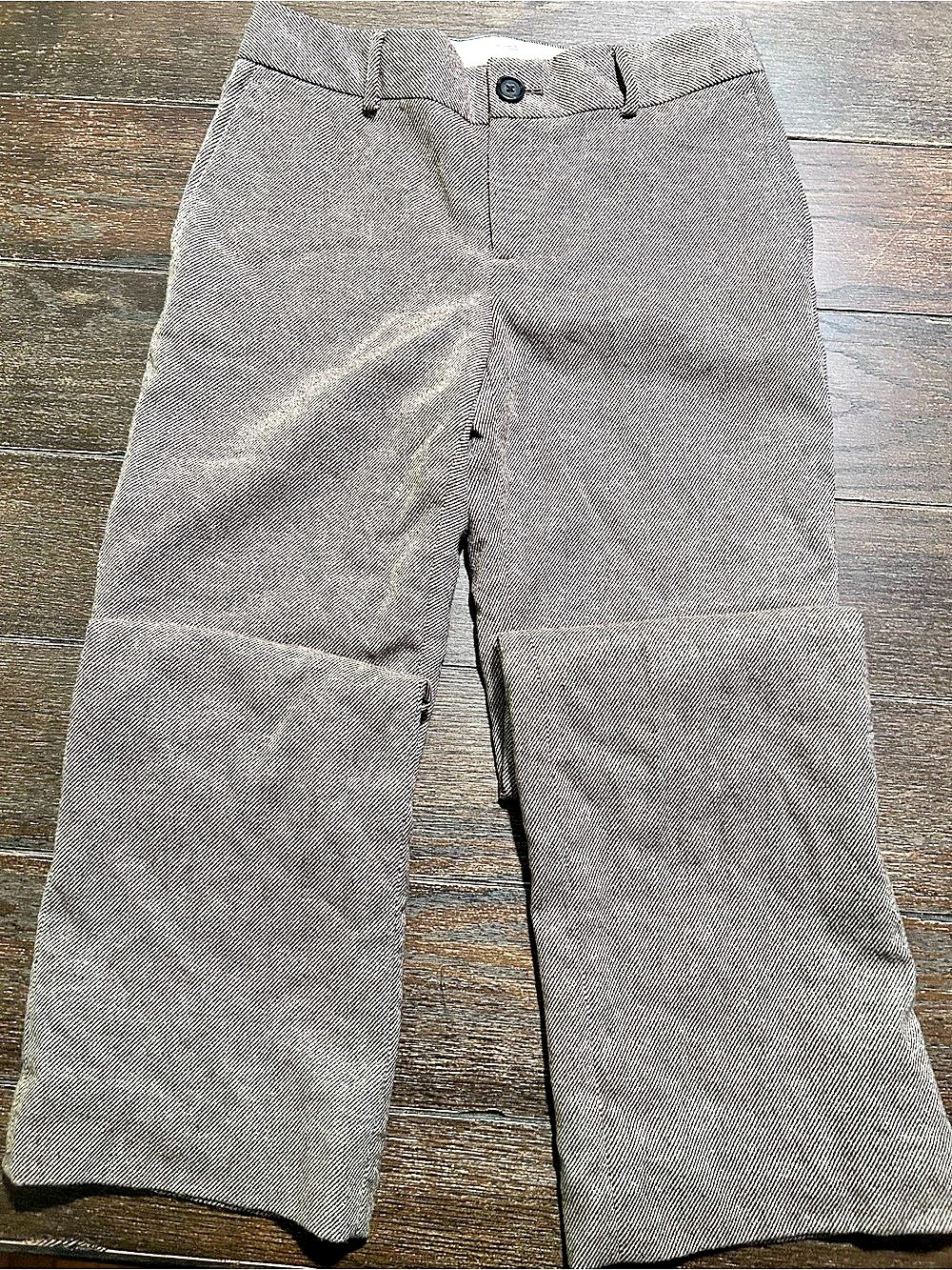 Banana Republic The Martin Fit Tweed Pants Wide Leg Pants Brown Size 0
